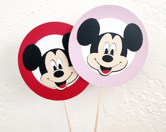 Classic Mickey Wand - Party Supplies Decoration Center Piece Table Snacks Occasions Bin Basket Bright Vintage Style Favor Gift Retro