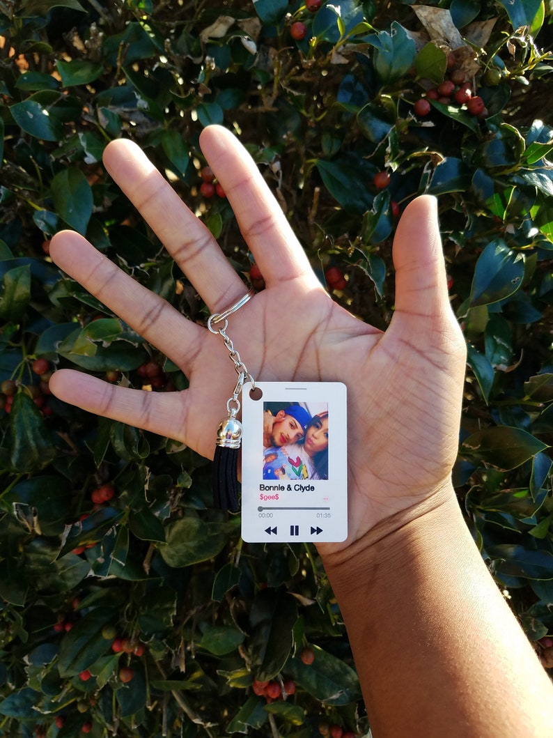 Sublimated Double Sided Custom Album Keychain/ Apple Music Keychain ...