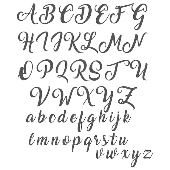 Amy SVG Fonts Monogram Svg Fonts Svg fonts for Cricut Svg | Etsy