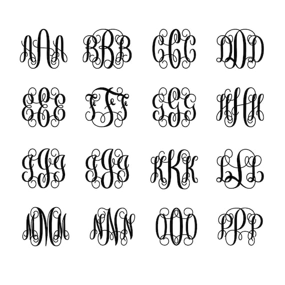 Download Monogram Svg Fonts Monogram Script Font Svg Svg fonts for ...
