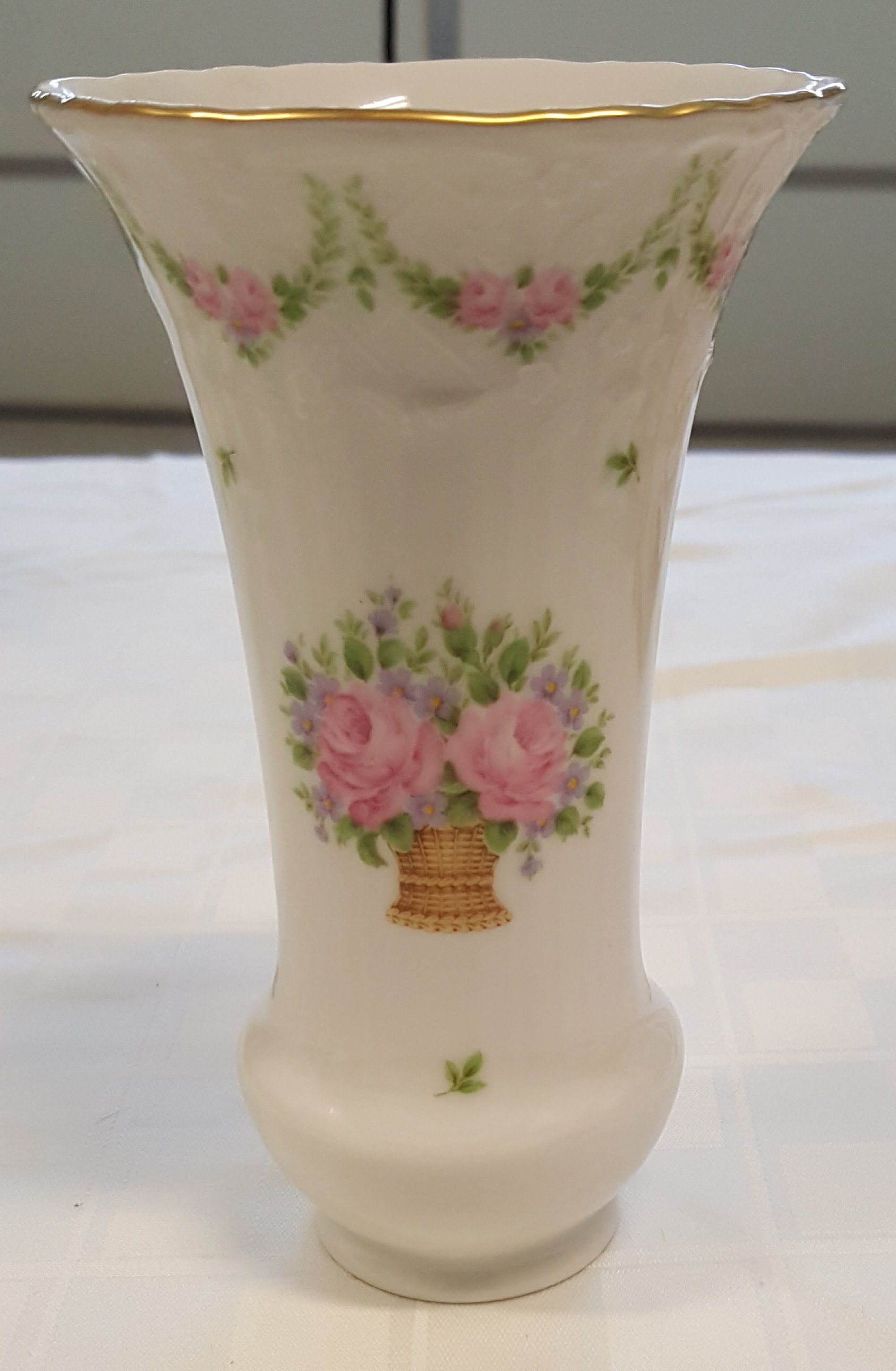 Vintage AK KAISER Vase Numbered Initialed. Marseille Pink Etsy
