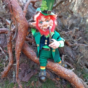 Scary leprechaun doll top