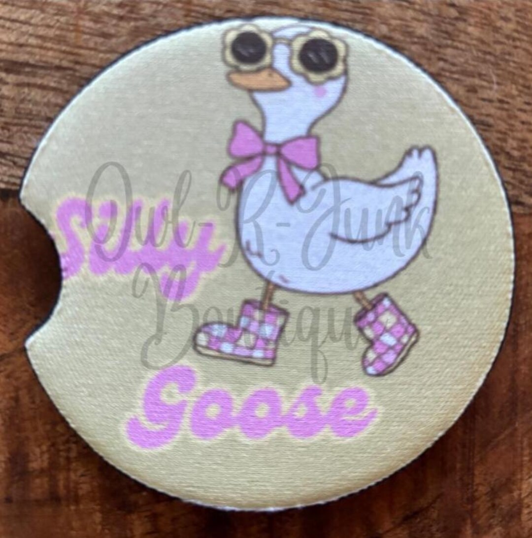 Silly Goose Racing Silly Goose Car Coaster Set - Etsy