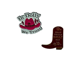 Pines esmaltados para sombreros Dolly Trucker, accesorios decorativos para sombreros