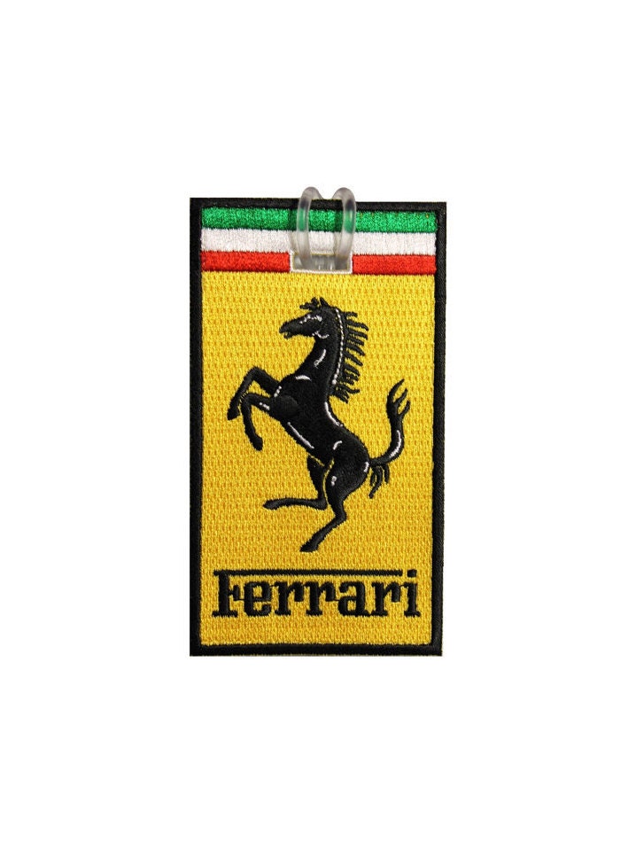 Écusson brodé avec logo Ferrari Motorsports - À repasser ou à coudre :  : Cuisine et Maison