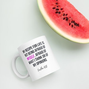 Black History - Singer - Eartha Kitt - Black Women - African American History - Burlesque - Coffee Mug - Black Girl Magic - Bold Woman