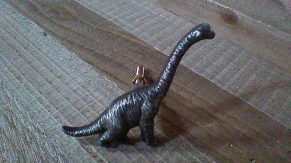 Dinosaur Drawer Knobs Dinosaur Decor Handles Brontosaurus Etsy