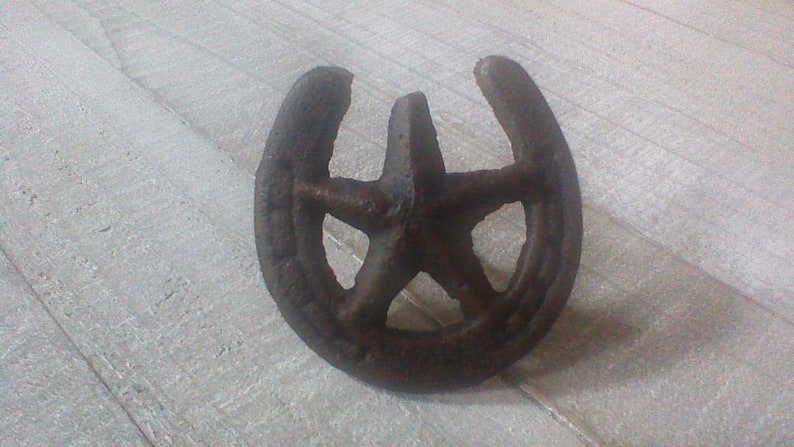 Hufeisen Schubladenknöpfe Western Knäufe rustikale Knöpfe | Etsy