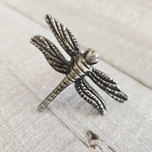 Dragonfly Knobs, Dragonfly drawer pulls, Whimsical Knobs, Fantasy Inspired Handles, Dresser Drawer Pulls, Desk Cabinet