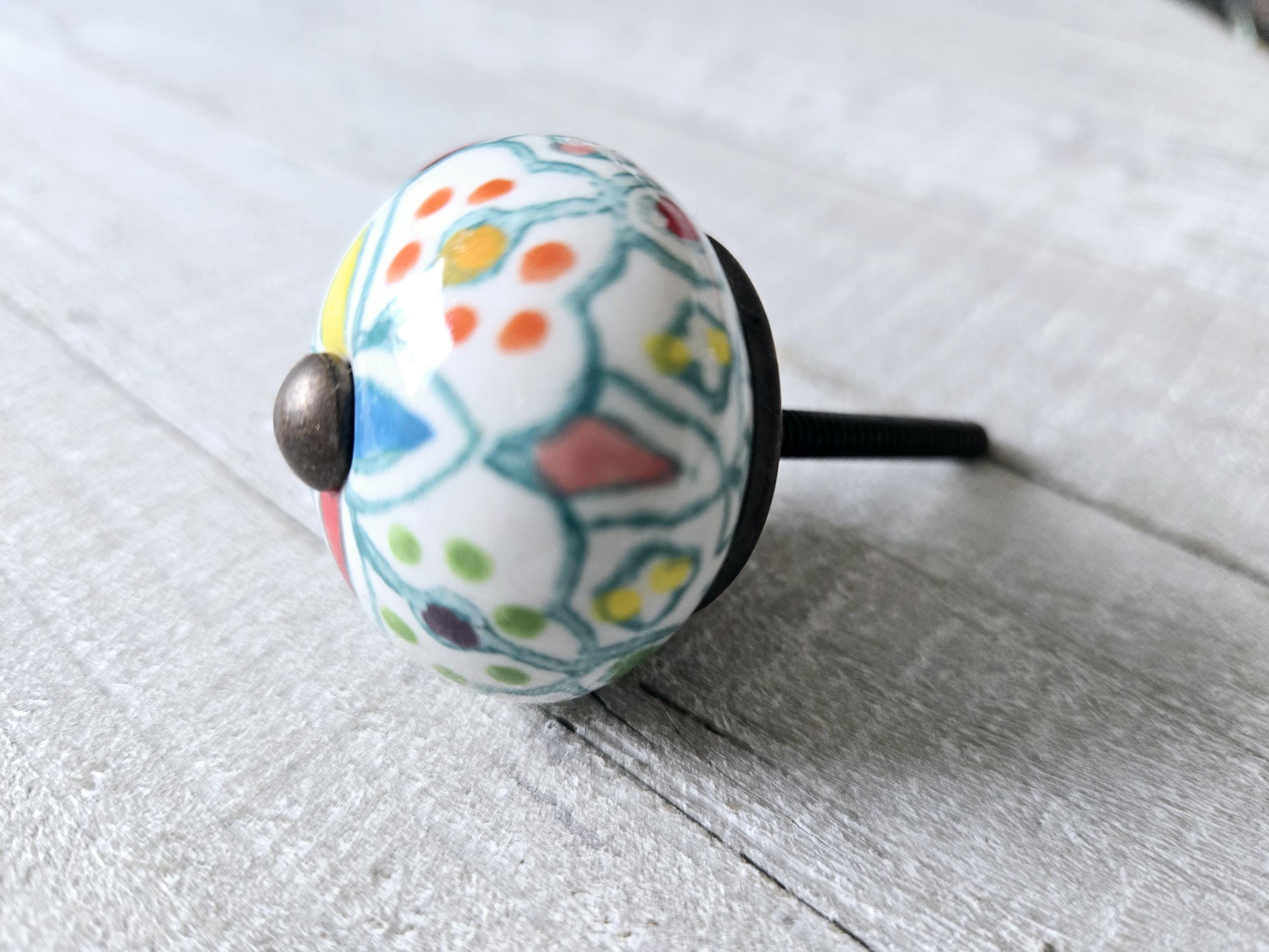 Rainbow Ball Drawer Pulls: Whimsical Cabinet Knobs - Etsy
