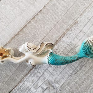 Maniglie per cassetti a forma di sirena, maniglie nautiche, maniglie per cassettiere oceaniche, manopole anticate, maniglie per mobili da scrivania, maniglie per cassetti da bagno in stile costiero