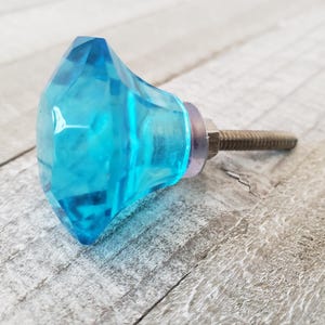 Blue Glass Knobs, Etched Glass Knobs, Ball Knobs, Crystal Knobs, Fancy, Vintage Inspired Dresser Drawer Pulls, Desk Cabinet Handles