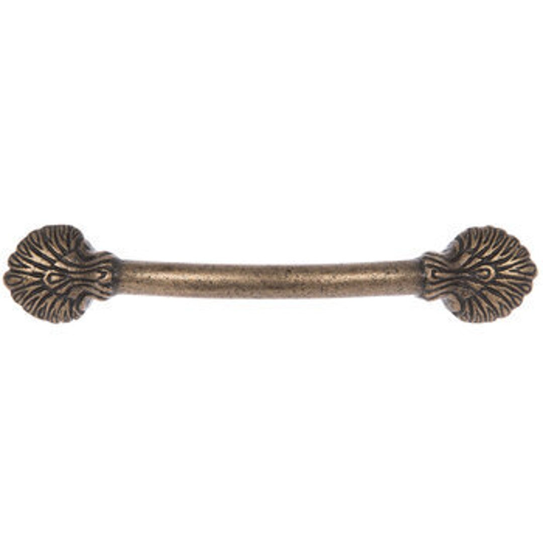 Antique Bronze Drawer Pulls Antiqued Bronze Handles Ornate Etsy