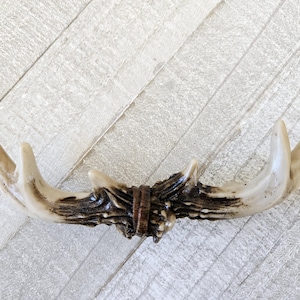 Rustic Antler Drawer Pulls, Deer Knobs, Woodsy Knobs, Farmhouse Handles, Cabin Dresser Drawer Pulls, Desk Cabinet Handles