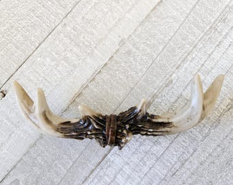 Rustikale Geweih Knäufe, Reh Knöpfe, Knäufe Holzig, Knäufe Knäufe, Bauernhaus Knäufe, Kabine Knäufe, Schreibtischschrank Griffe