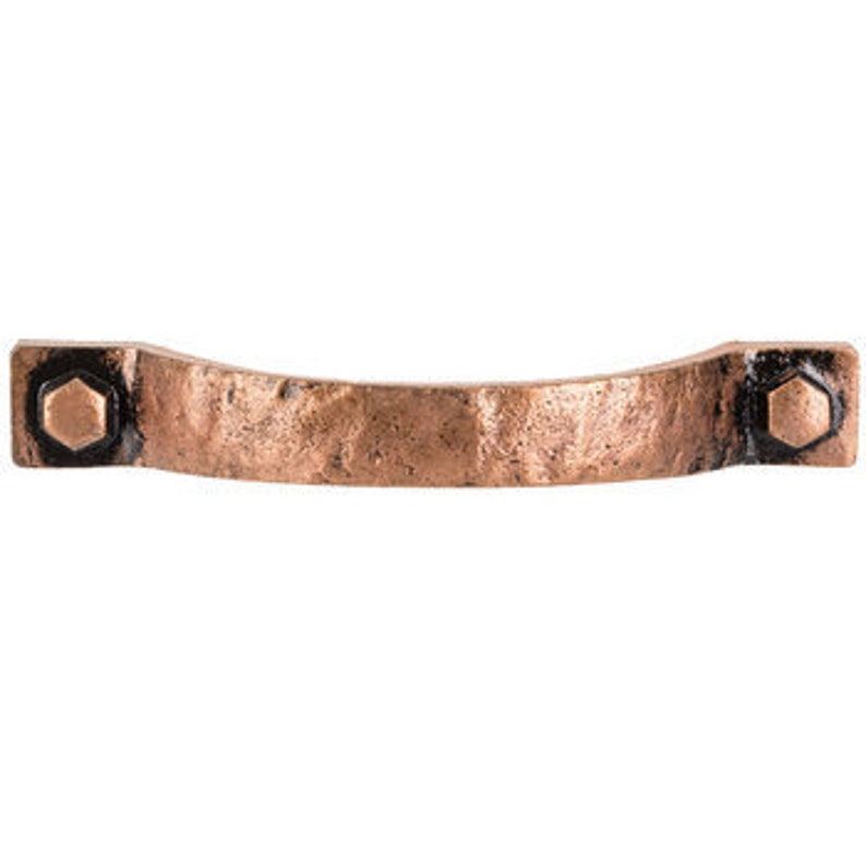 Rustic Copper Drawer Pulls Copper Handles Southwest Drawer Etsy