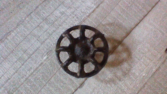 Rustic Brown Faucet Drawer Knobs Distressed Knobs Farmhouse Etsy