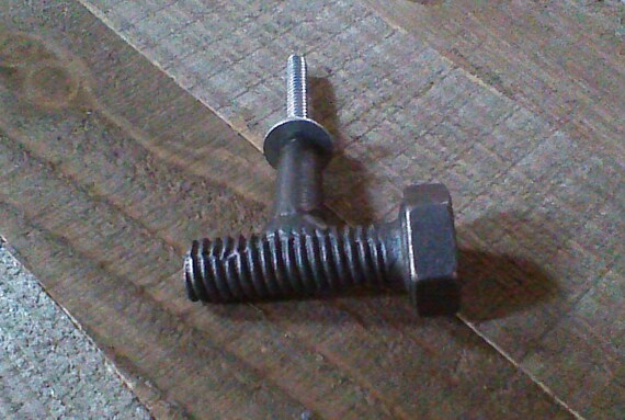 Bolt Drawer Knob Retro Metal Drawer Knobs Man Cave Tool Etsy