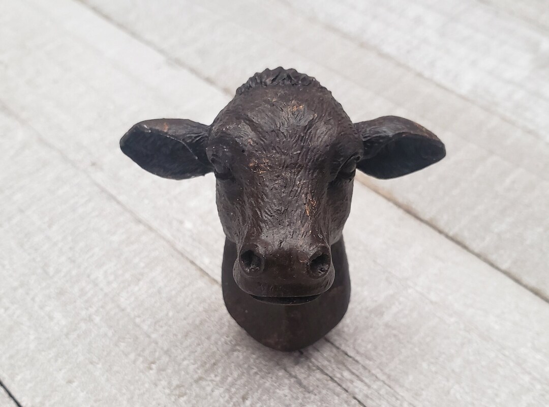 Cow Knob, Rustic Drawer Knobs, Farmhouse Handles, Distressed Dresser