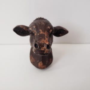 Cow Knob, Rustic Drawer Knobs, Farmhouse Handles, Distressed Dresser Drawer Pulls, Rustic Desk Cabinet Handles