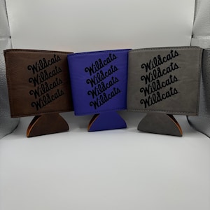 Wildcats Laser Engraved Coozy Official Affinity Licensed Product - K-State - Powercat