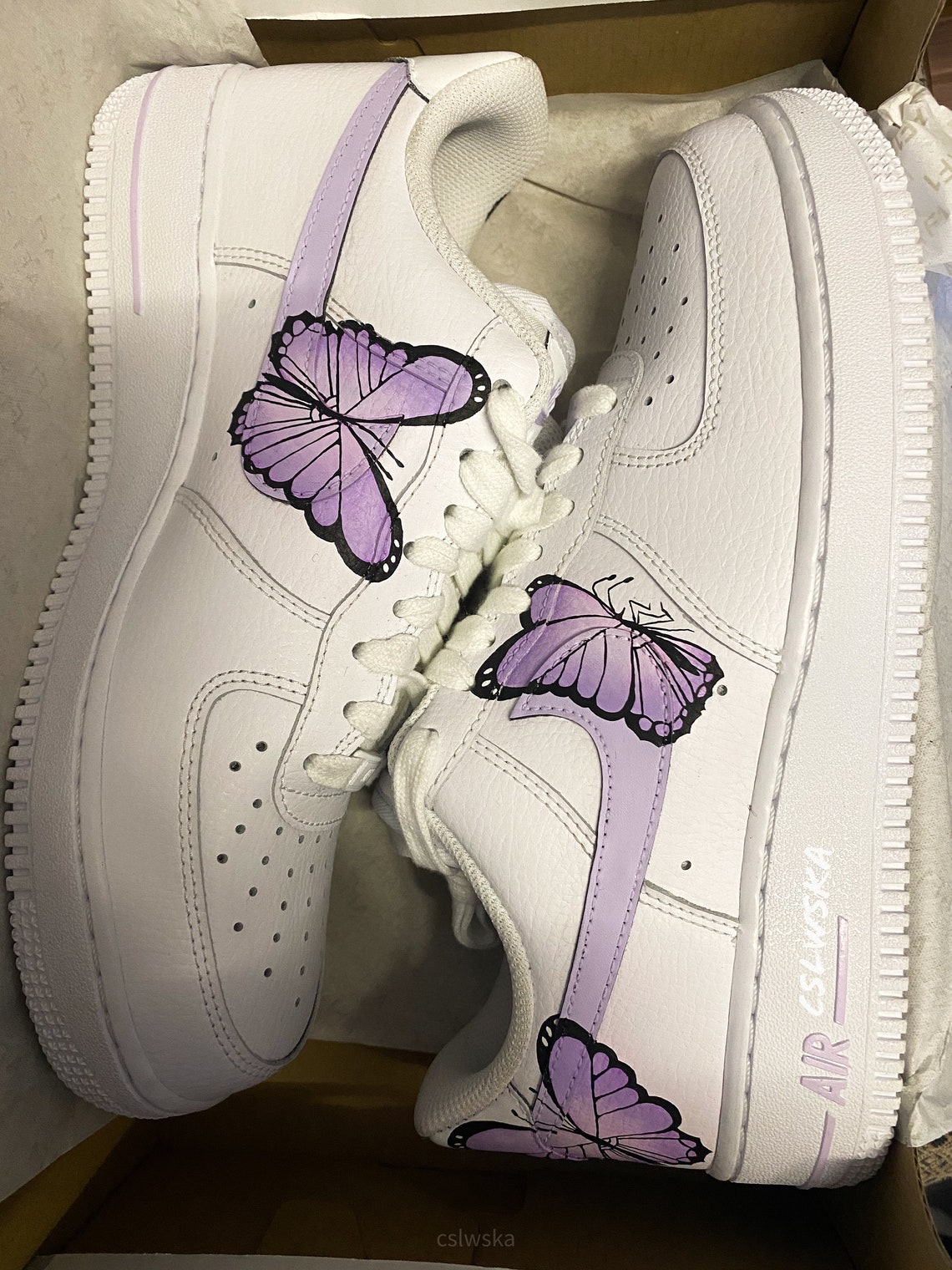 nike airforce 1 butterfly