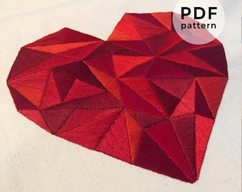 Embroidery Pattern: Heart (Digital Download)