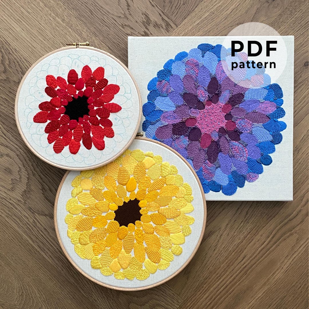 Embed Patterns Embroidery Pattern: Surrounded (digital Download) - Etsy