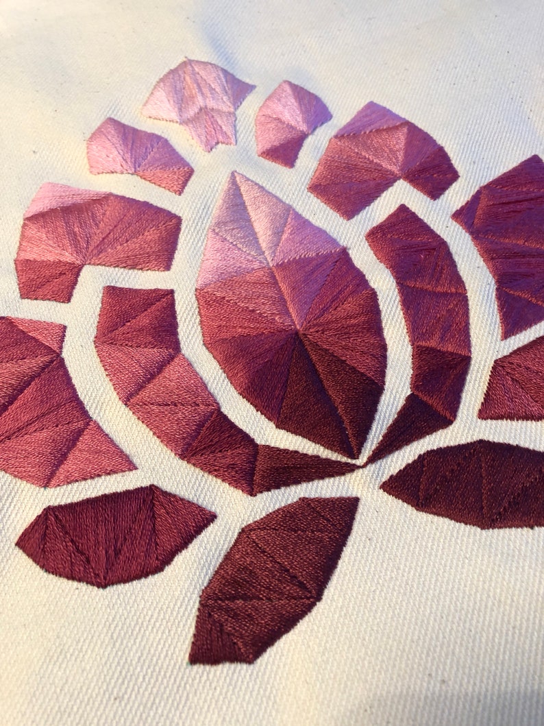 Lotus geometric jessecmault pattern  etsy