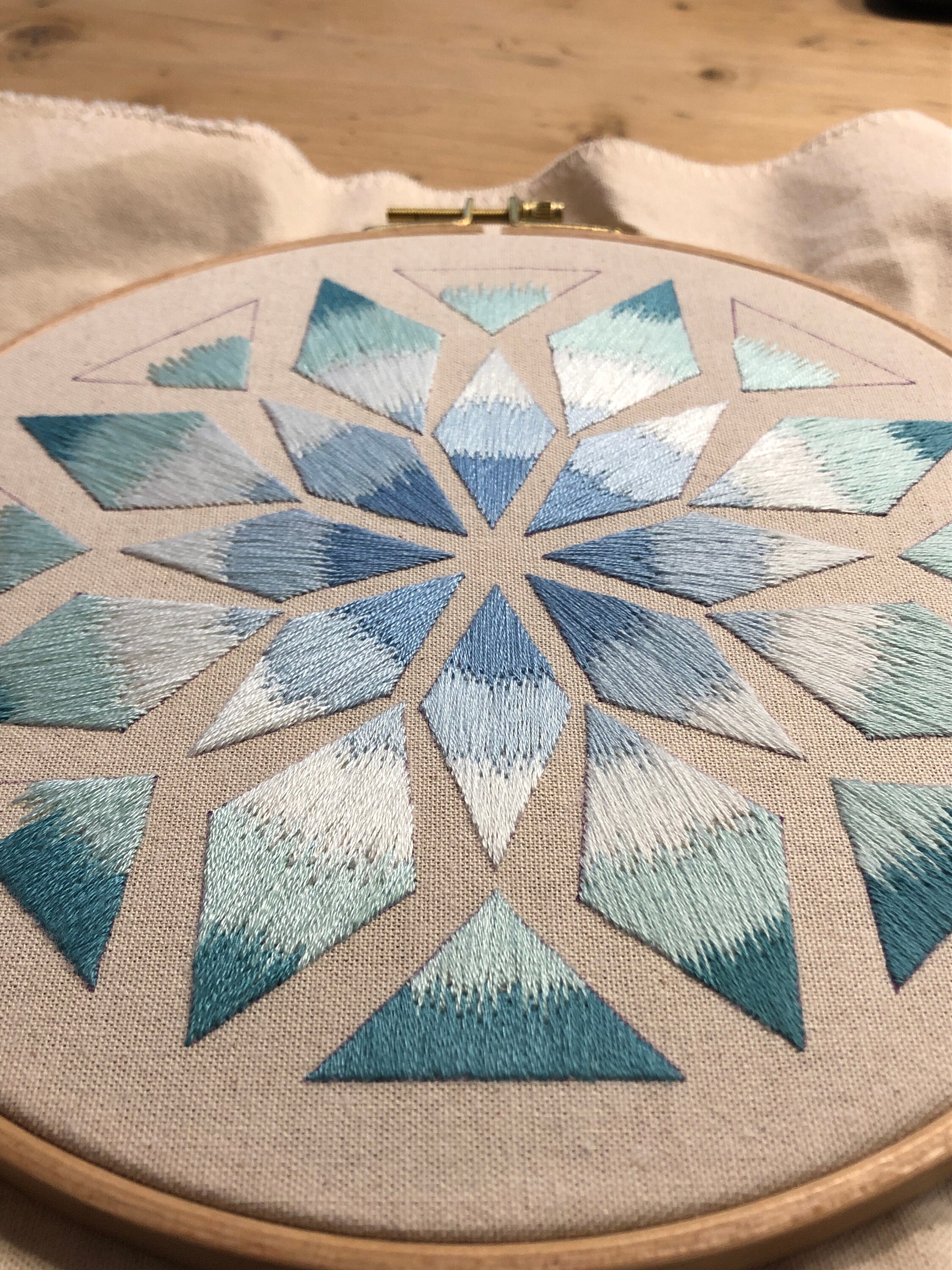 Picture of Mosaic Embroidery Pattern - Etsy