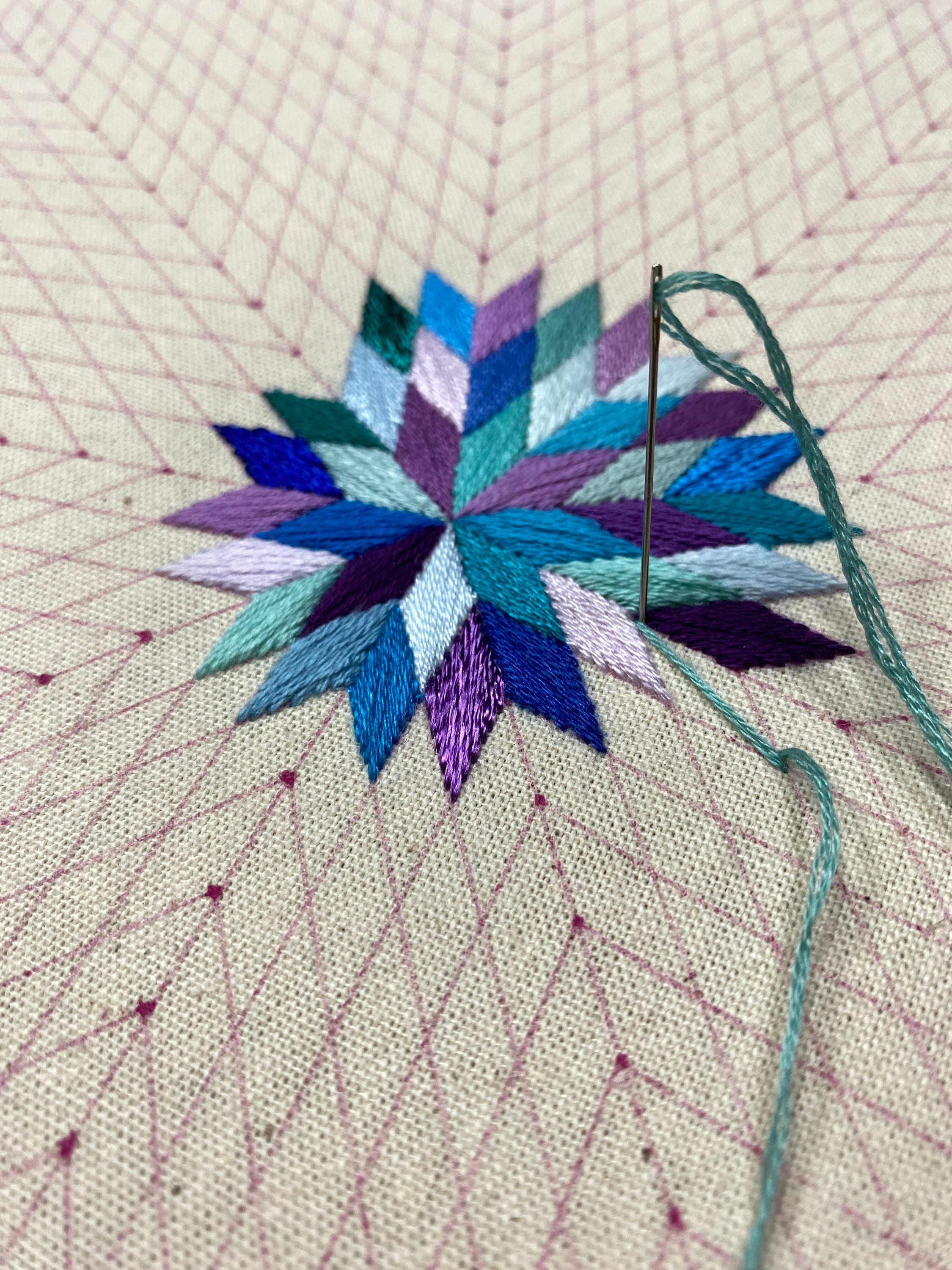 Carreau Embroidery Pattern - Etsy