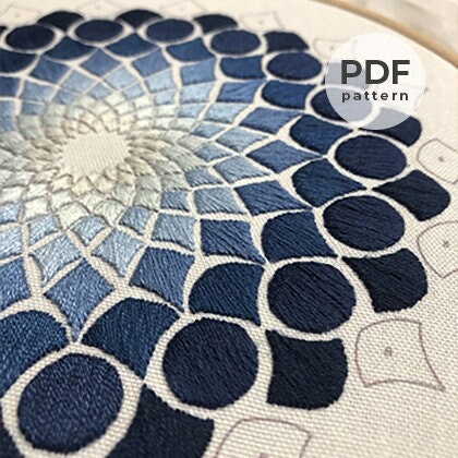 Kaleidoscope OG embroidery pattern