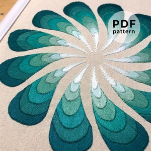 ホイール刺繍パターン