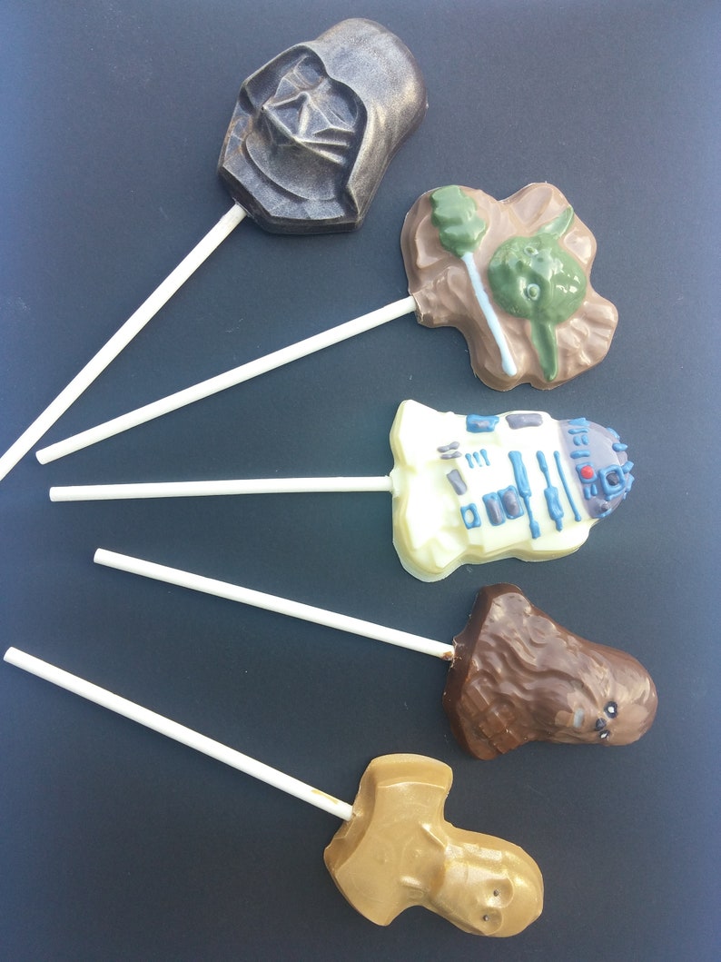 523sp Star Wonders Classic Chocolate Candy Lollipop Mold Etsy
