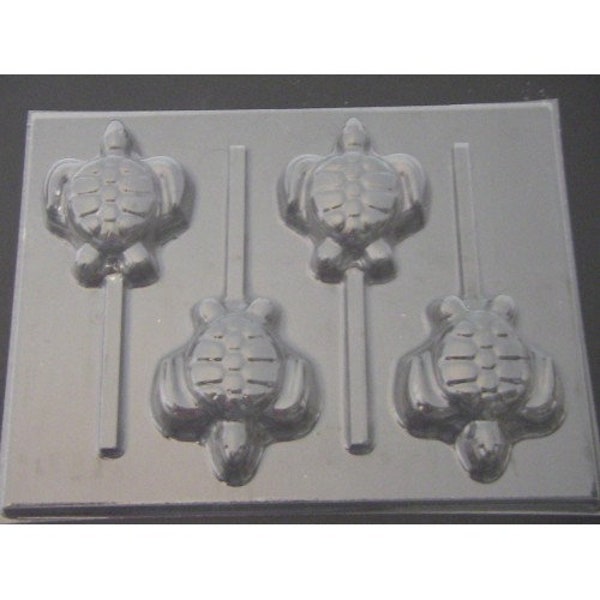 672 Sea Turtle Chocolate Candy Lollipop Mold