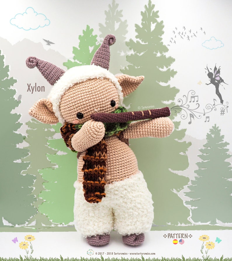 Amigurumi Satyr / Tarturumies Crochet Pattern PDF  The Little image 2