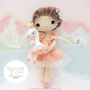 Amigurumi Ballerina Doll / Tarturumies Crochet Pattern PDF Natascha and Odette image 1