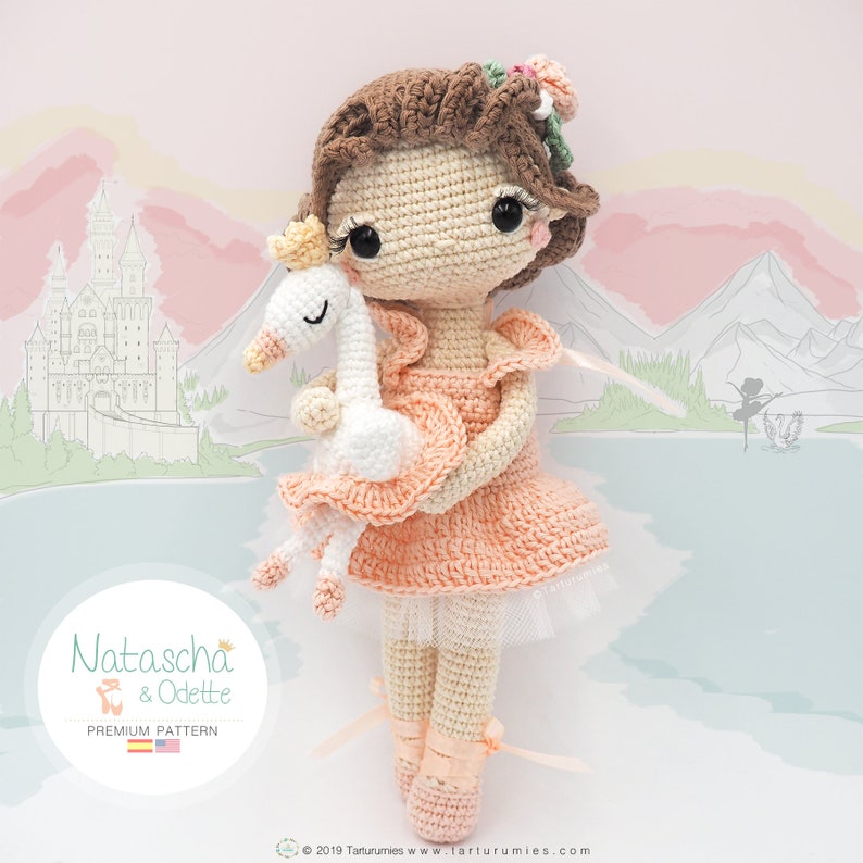 Amigurumi Ballerina Doll / Tarturumies Crochet Pattern PDF  image 0