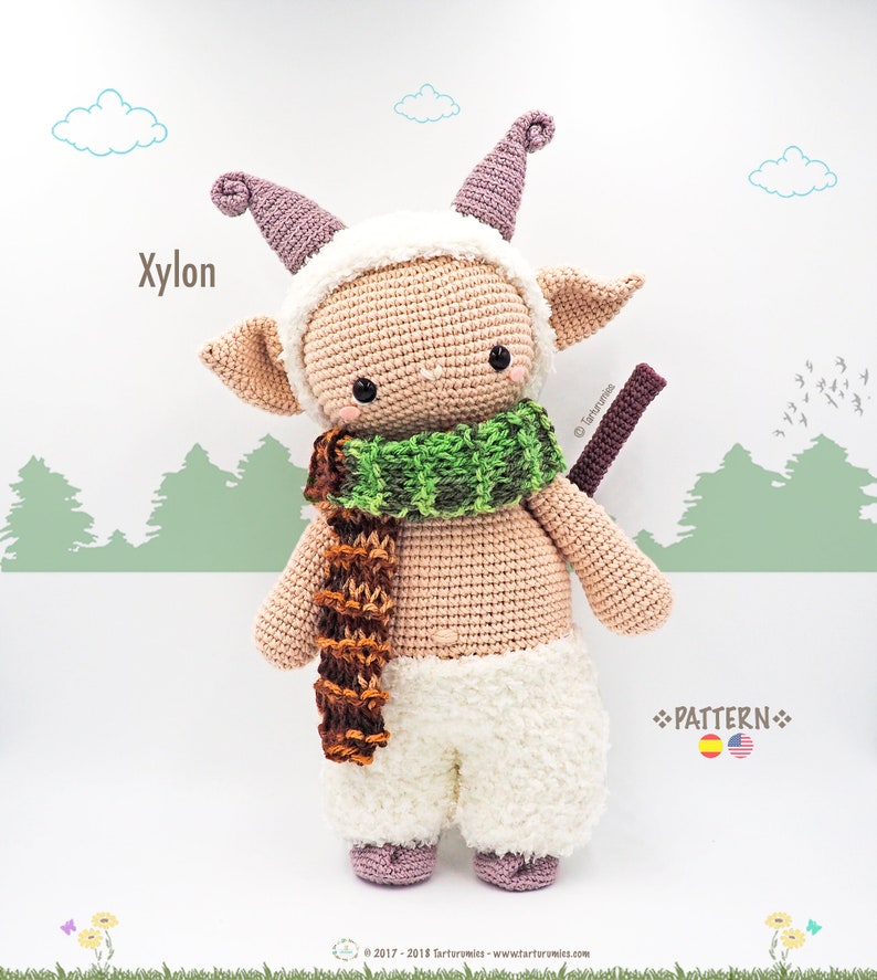 Amigurumi Satyr / Tarturumies Crochet Pattern PDF  The Little image 0