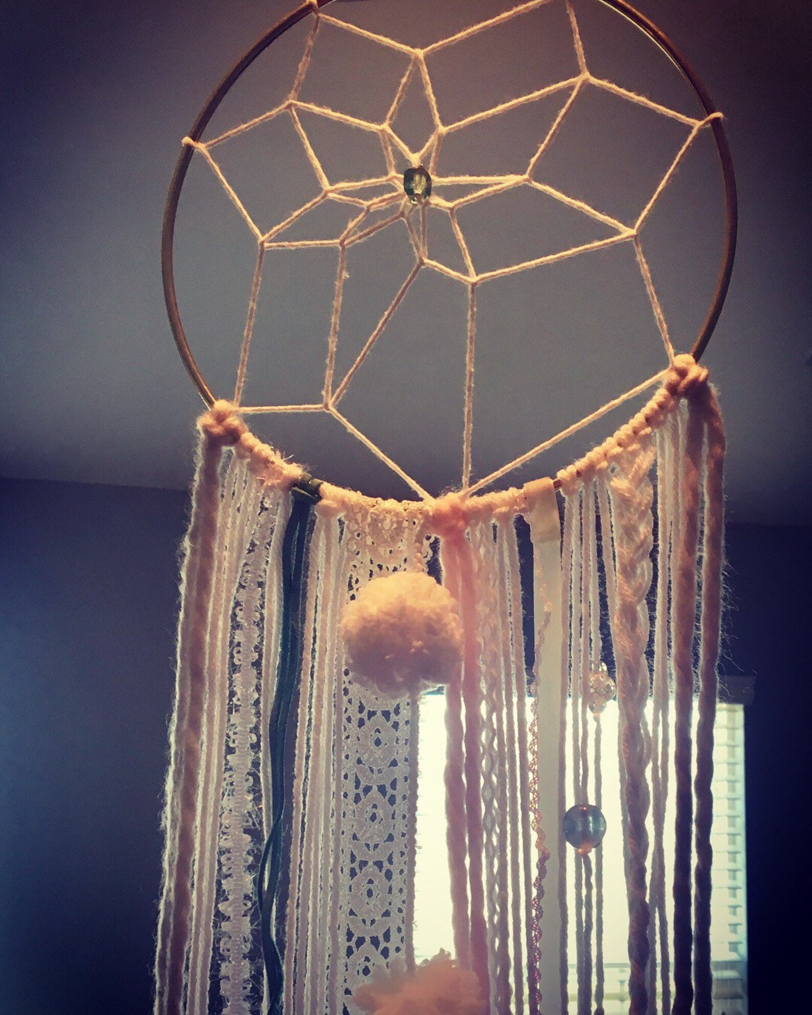DREAM CATCHER Metal Hoop Handmade Home Decor Bedroom Etsy 日本