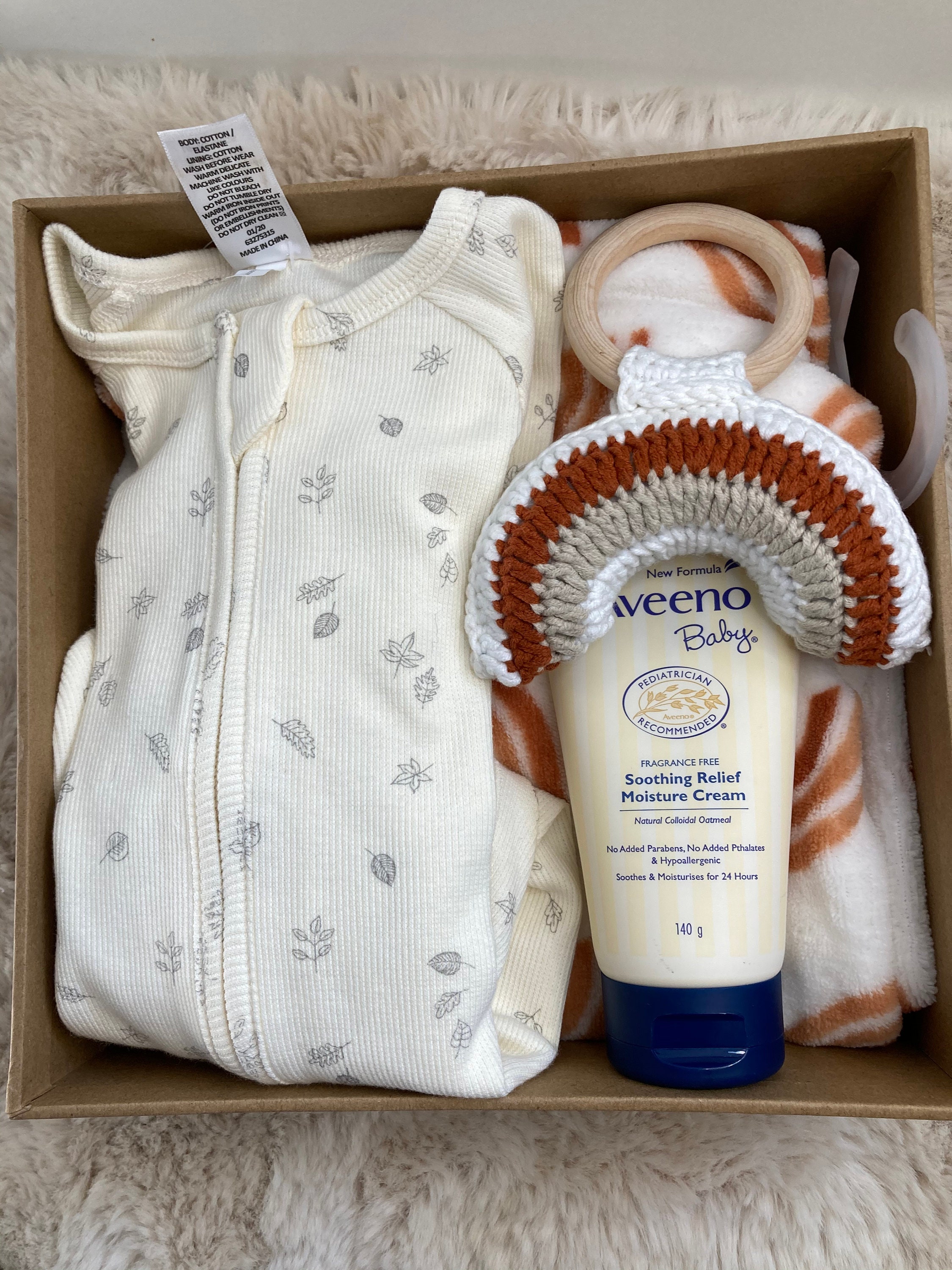 New baby gift hamper baby gift hamper gender neutral Etsy