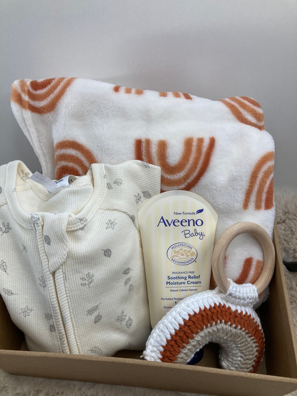 New baby gift hamper baby gift hamper gender neutral Etsy