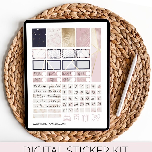 Digital Ultimate Life Vision Board Kit 2024 Dream Board for Goodnotes