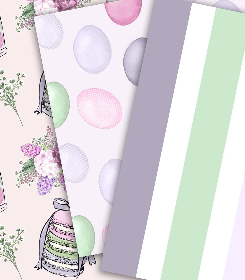 Digital Paper Planner Supplies Easter Paper Pack Digital - Etsy