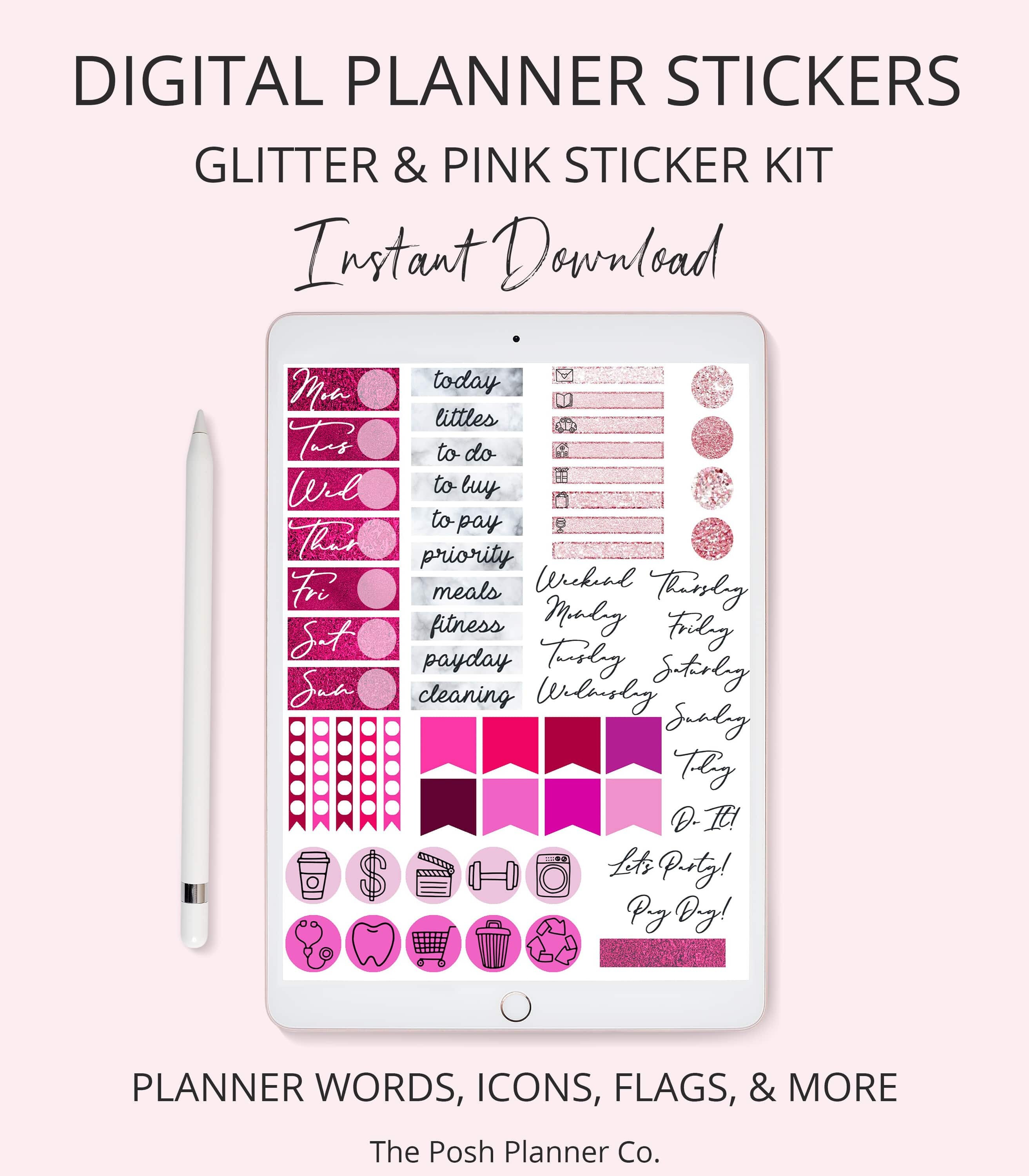 Digital Stickers Digital Planner Stickers Digital Stickers Etsy