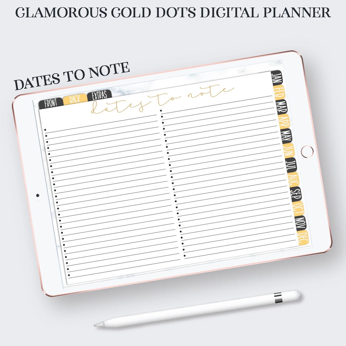 Digital Planner, iPad Planner, Goodnotes Planner, Notability Planner