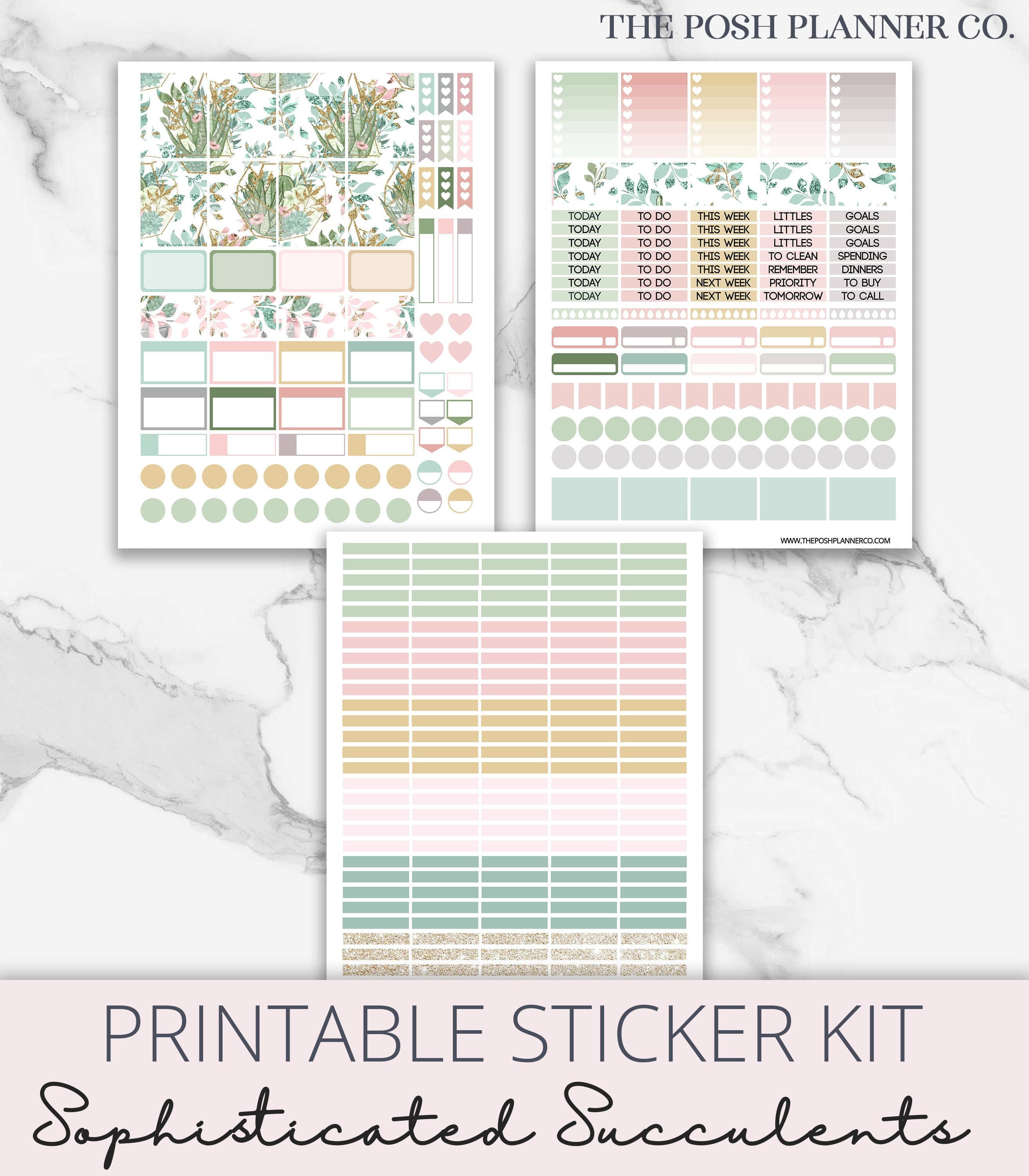 Printable Planner Stickers Erin Condren Printable Stickers - Etsy