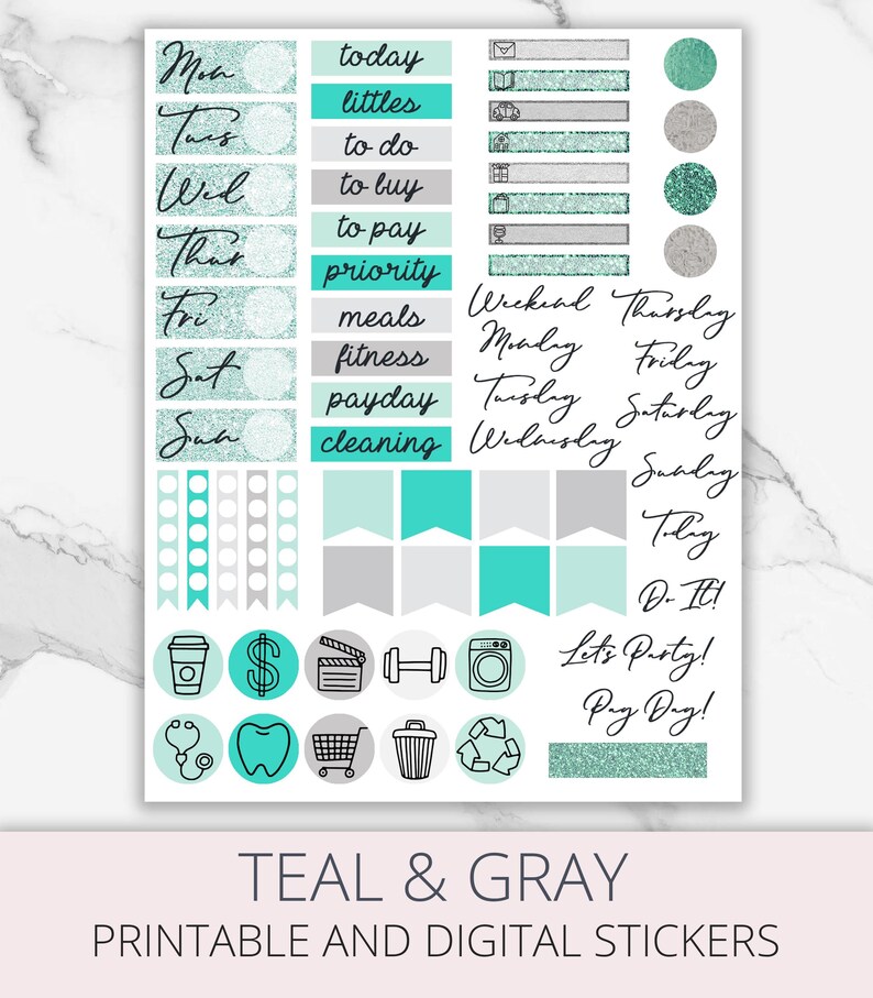 Digital Stickers Digital Planner Stickers Digital Stickers Etsy