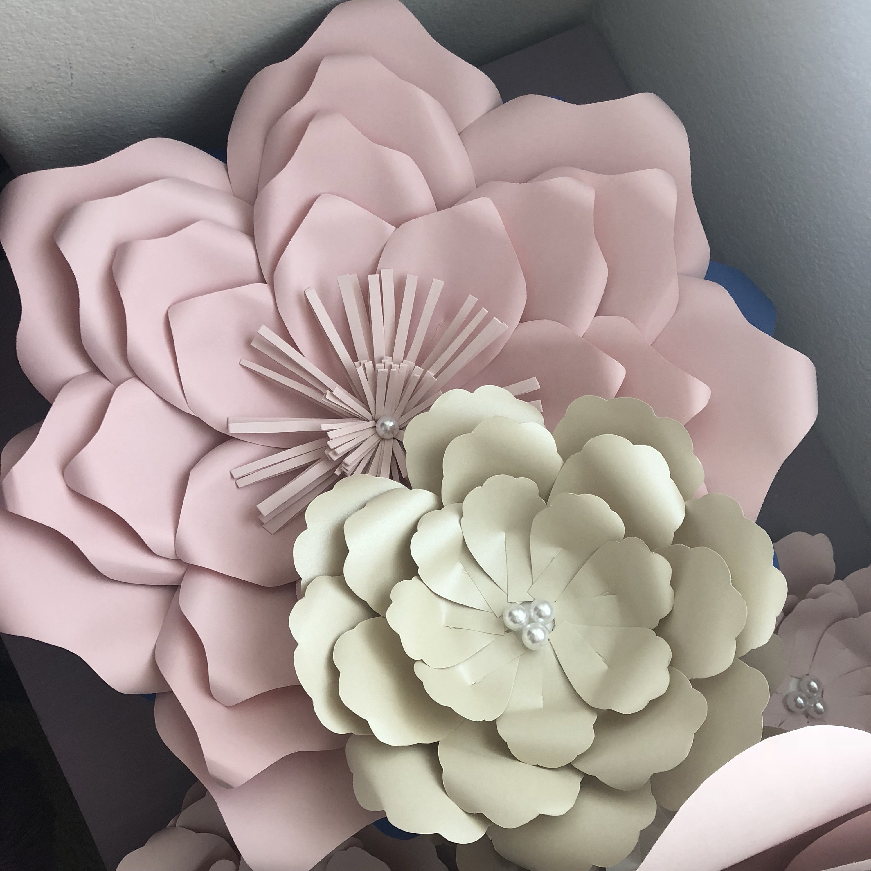 Paper Flowers for Babyshower party decor Etsy