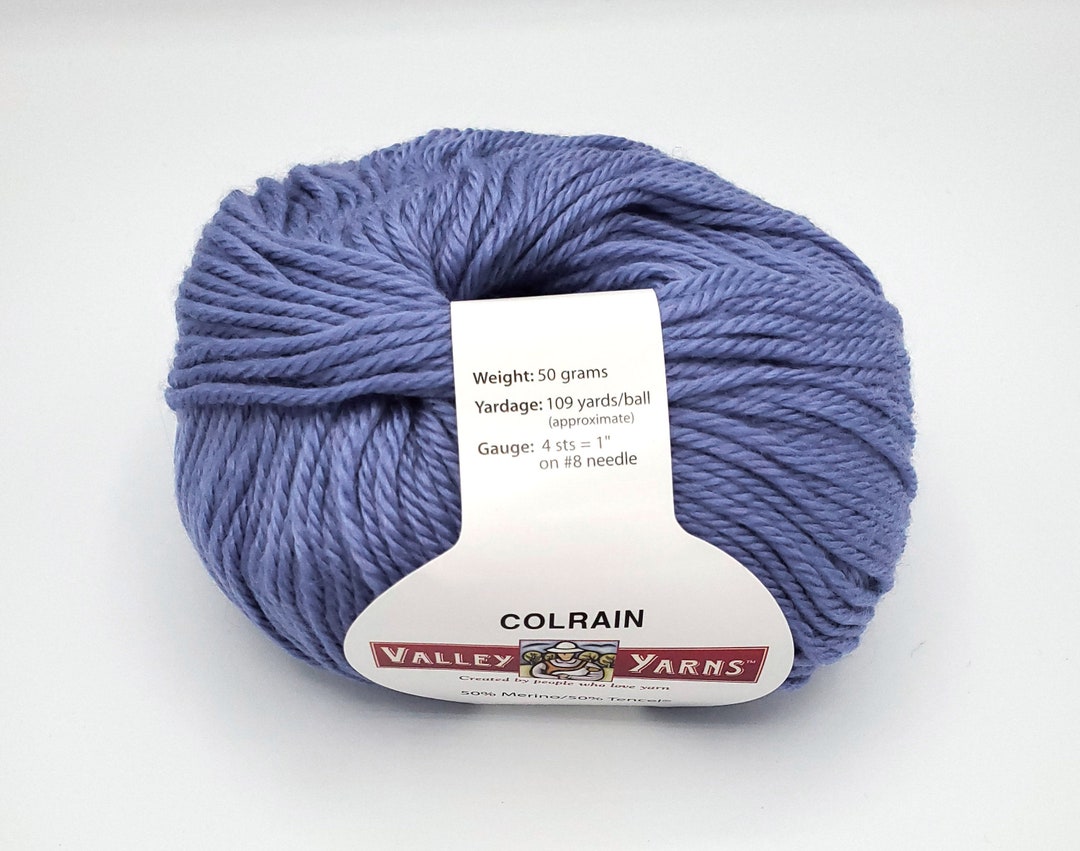 Valley Yarns Colrain Yarn Periwinkle Etsy